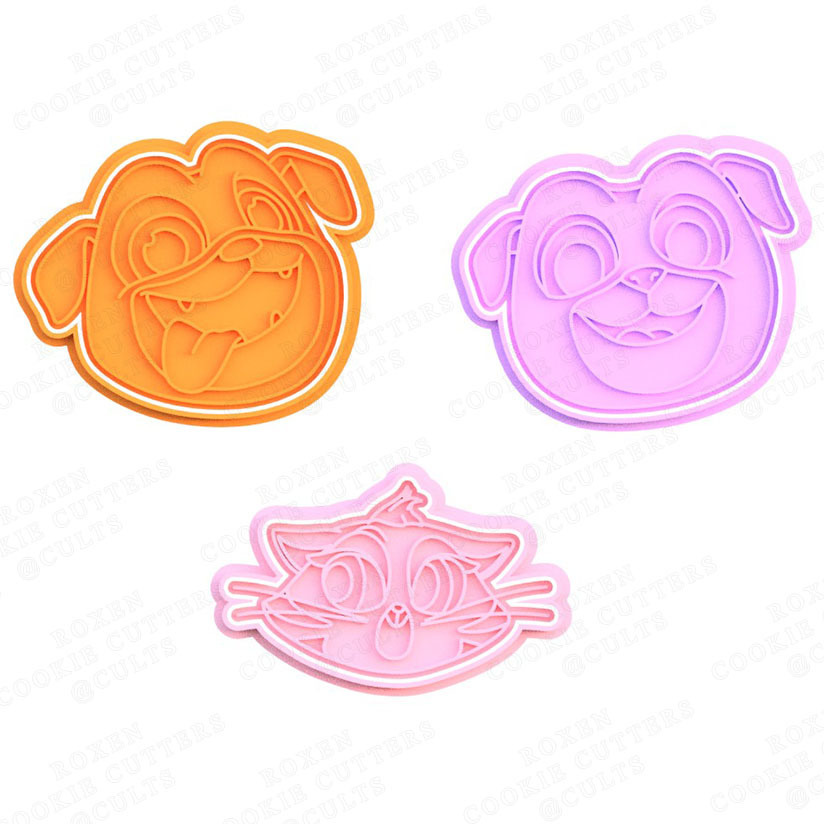 3D file Puppy dog pals cookie cutter set of 6 🐕 ・3D printer design to download・Cults